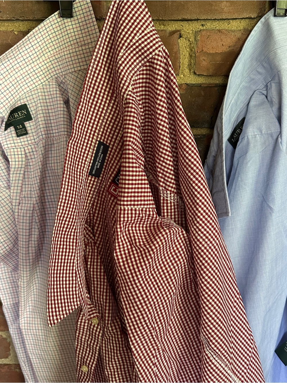 Lauren Ralph Lauren Chaps button dress shirts lot of 3 Sz 14 boys